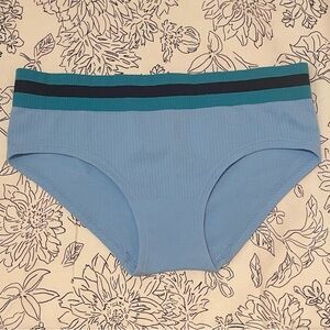 NWT Victoria's Secret Blue Seamless Hiphugger Underwear